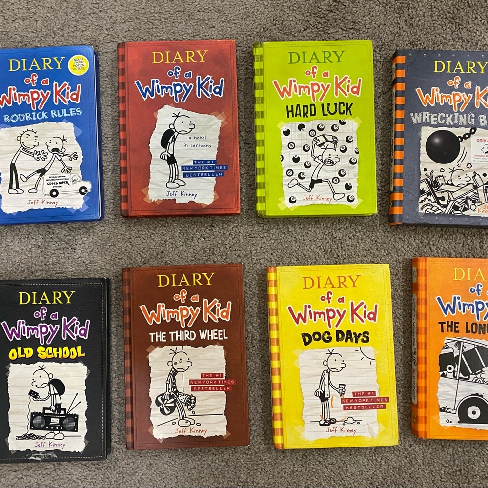 Diary of a Wimpy Kid Hardcover Book Lot (8) - Picture 4 of 6